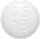 4 mg white pill icon